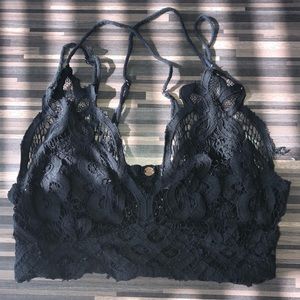 Free people black bralette